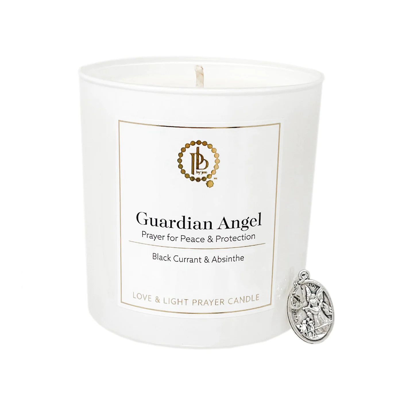 Load image into Gallery viewer, POWERBEADS BY JEN Love &amp;amp; Light Prayer Candle - Guardian Angel
