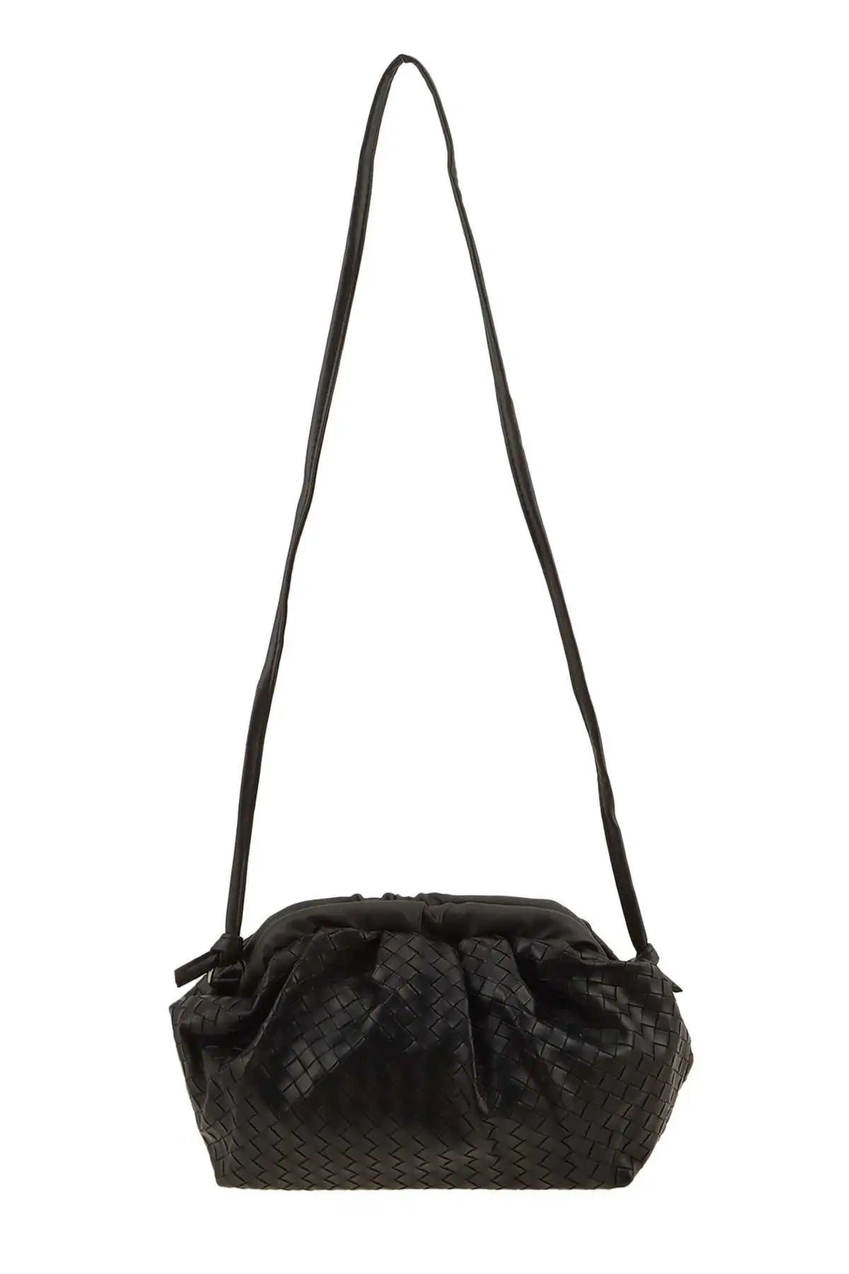 Load image into Gallery viewer, FADIVO NEW YORK Textured Crossbody Bag - black

