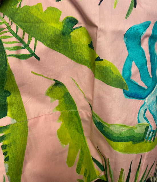 HOLLY SHAE June Kaftan Palm Print - pink