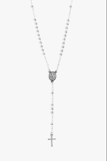Load image into Gallery viewer, MARRIN COSTELLO Ally Rosary - silver
