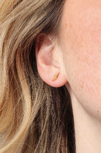 Load image into Gallery viewer, MARRIN COSTELLO Bolt Studs - gold
