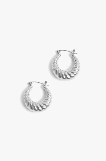MARRIN COSTELLO Halle Hoops 1" - silver