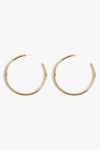 Load image into Gallery viewer, MARRIN COSTELLO Michaela Hoops 3&amp;quot; - gold

