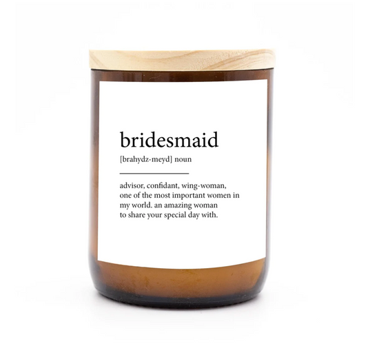 THE COMMONFOLK Dictionary Candle - bridesmaid - Palm Desert